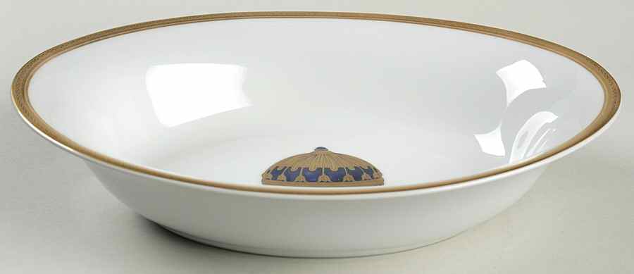 Imperial Egg Collection 9" Oval Vegetable Bowl by Faberge-1