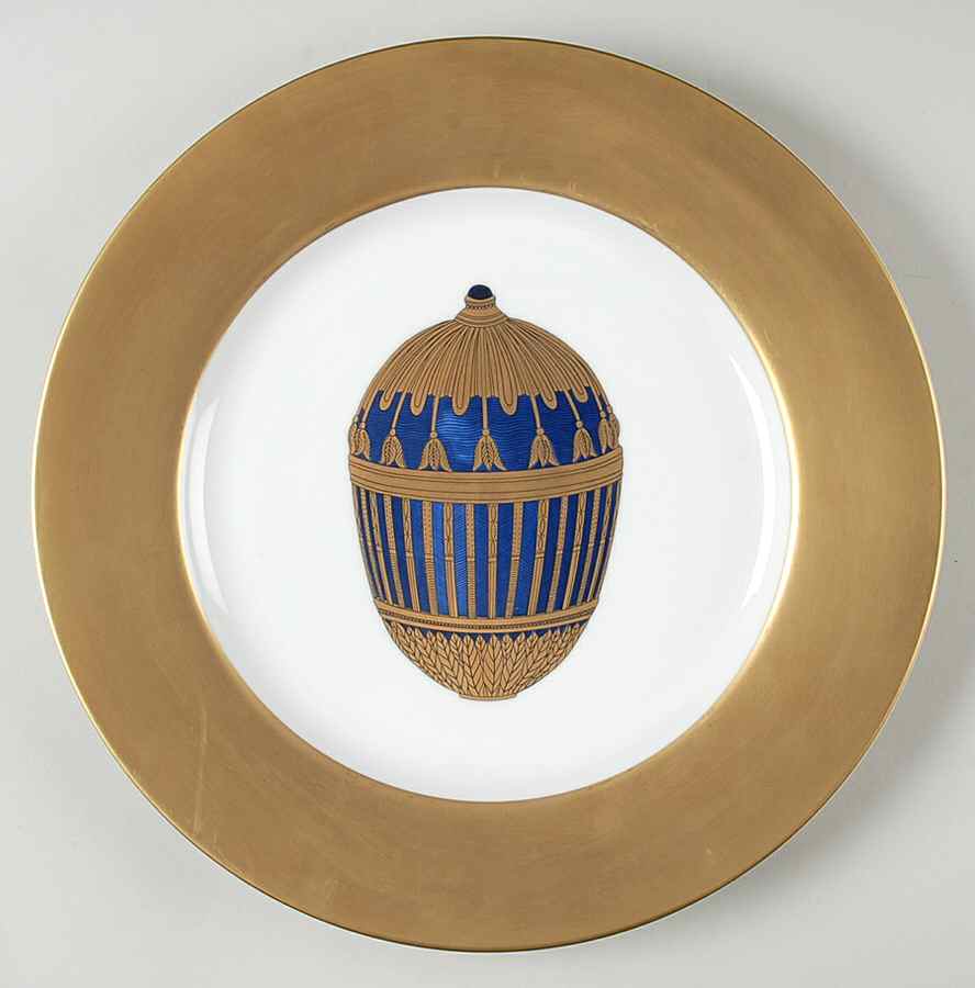 Imperial Egg Collection Accent Service Plate (Charger) by Faberge-1