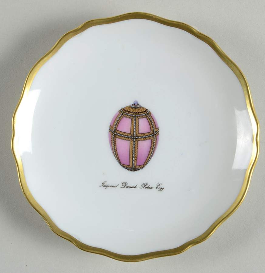 Imperial Egg Collection Petite Canape Plate by Faberge-1