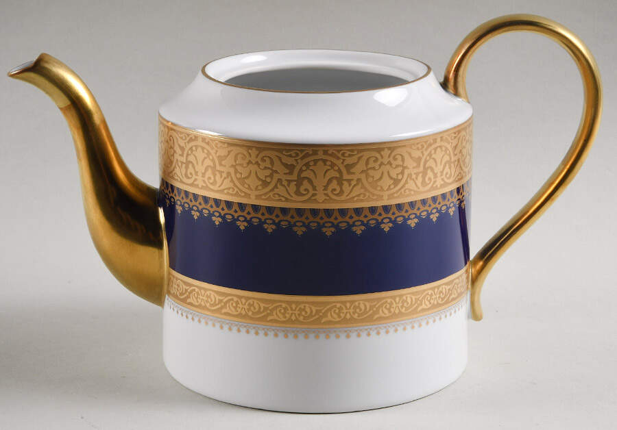 Imperial Heritage Cobalt Blue Teapot No Lid by Faberge-1