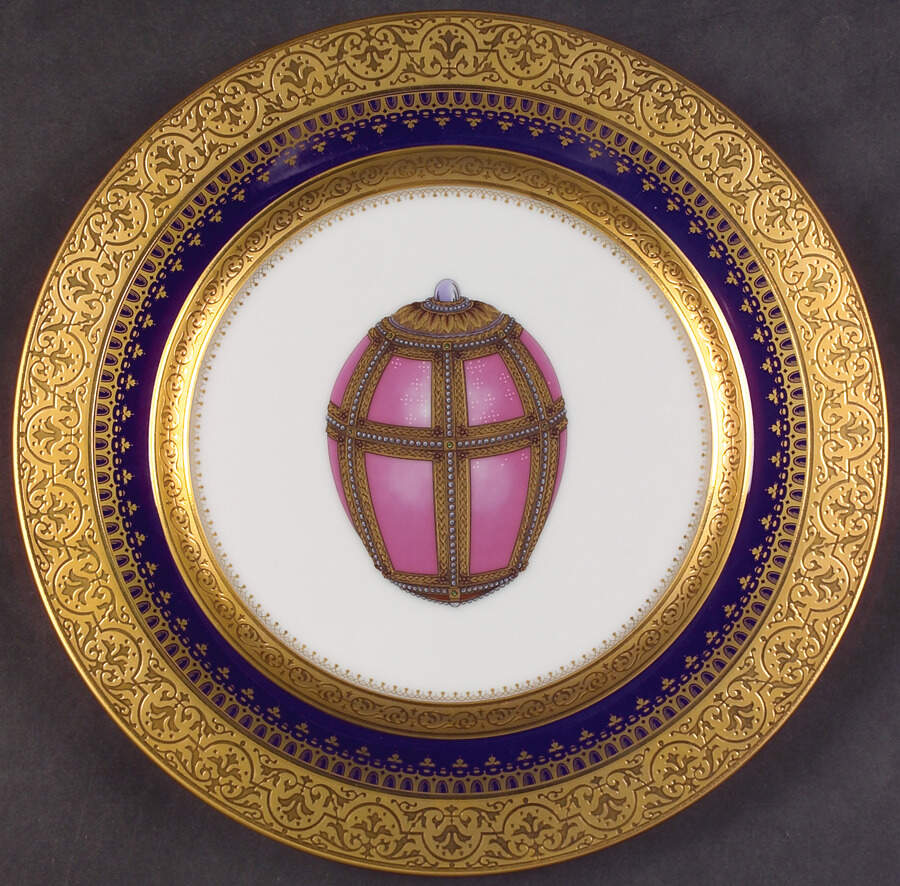 Imperial Heritage Cobalt Blue Salad Plate by Faberge-1