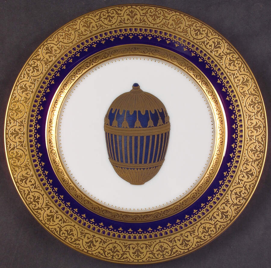 Imperial Heritage Cobalt Blue Salad Plate by Faberge-1