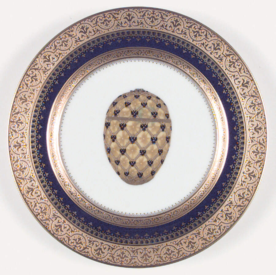 Imperial Heritage Cobalt Blue Salad Plate by Faberge-1