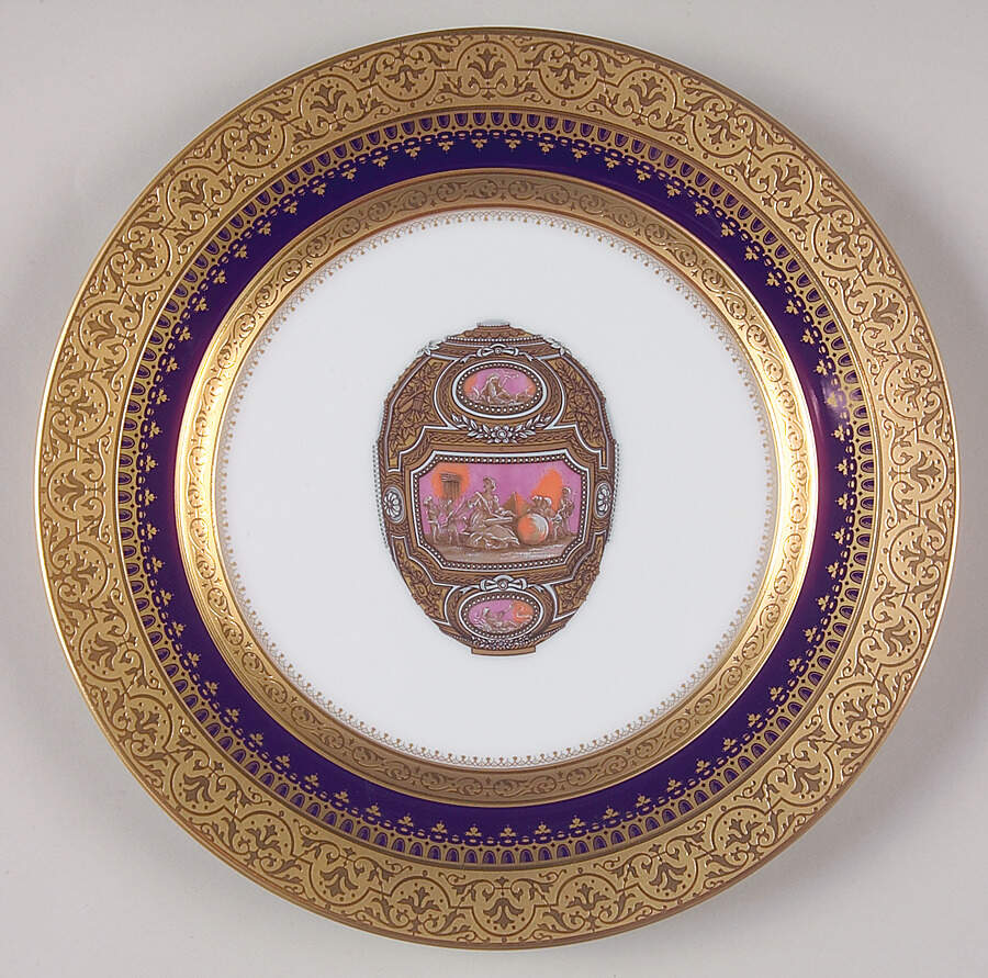 Imperial Heritage Cobalt Blue Salad Plate by Faberge-1