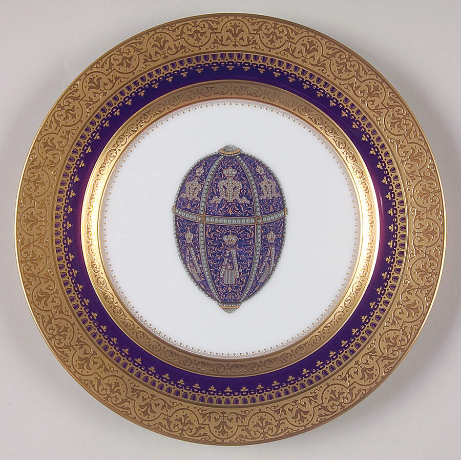 Imperial Heritage Cobalt Blue Salad Plate by Faberge-1