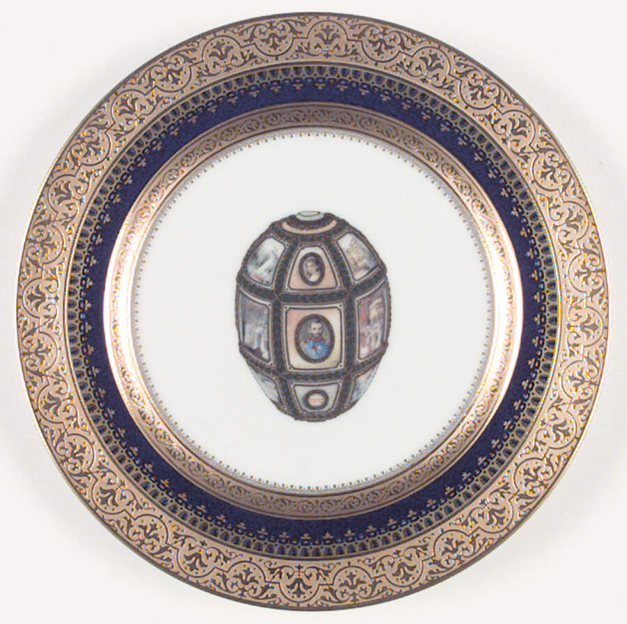 Imperial Heritage Cobalt Blue Salad Plate by Faberge-1