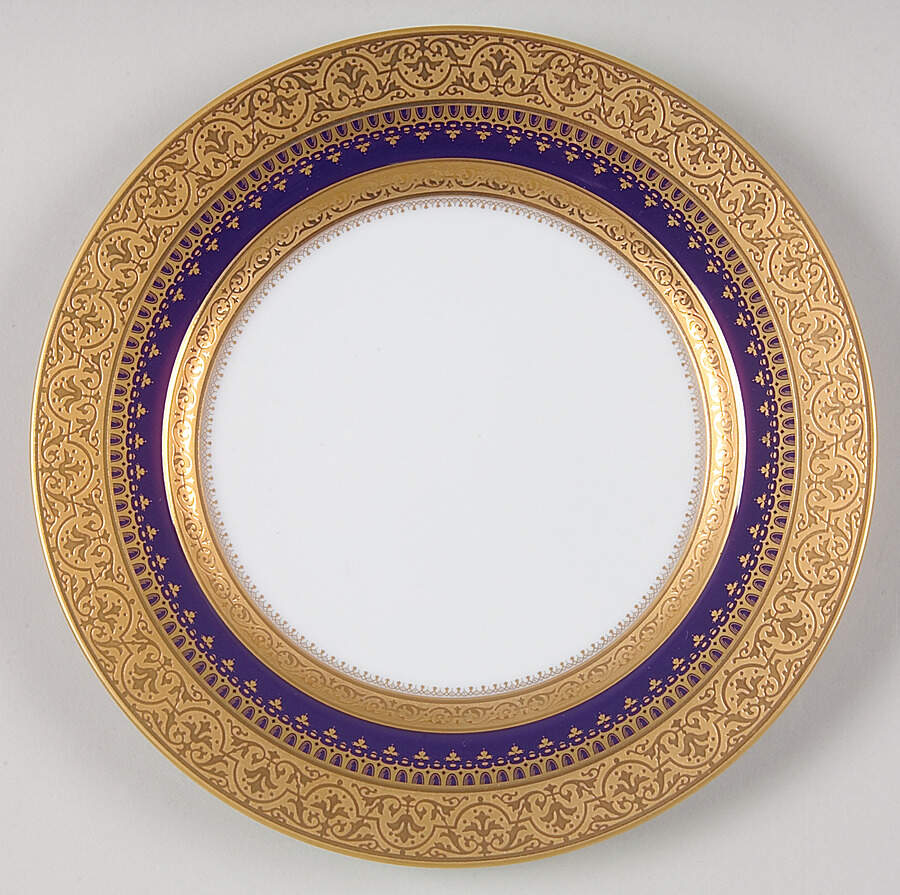 Imperial Heritage Cobalt Blue Salad Plate by Faberge-1