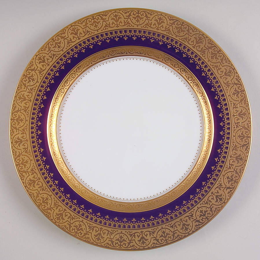 Imperial Heritage Cobalt Blue Dinner Plate by Faberge-1