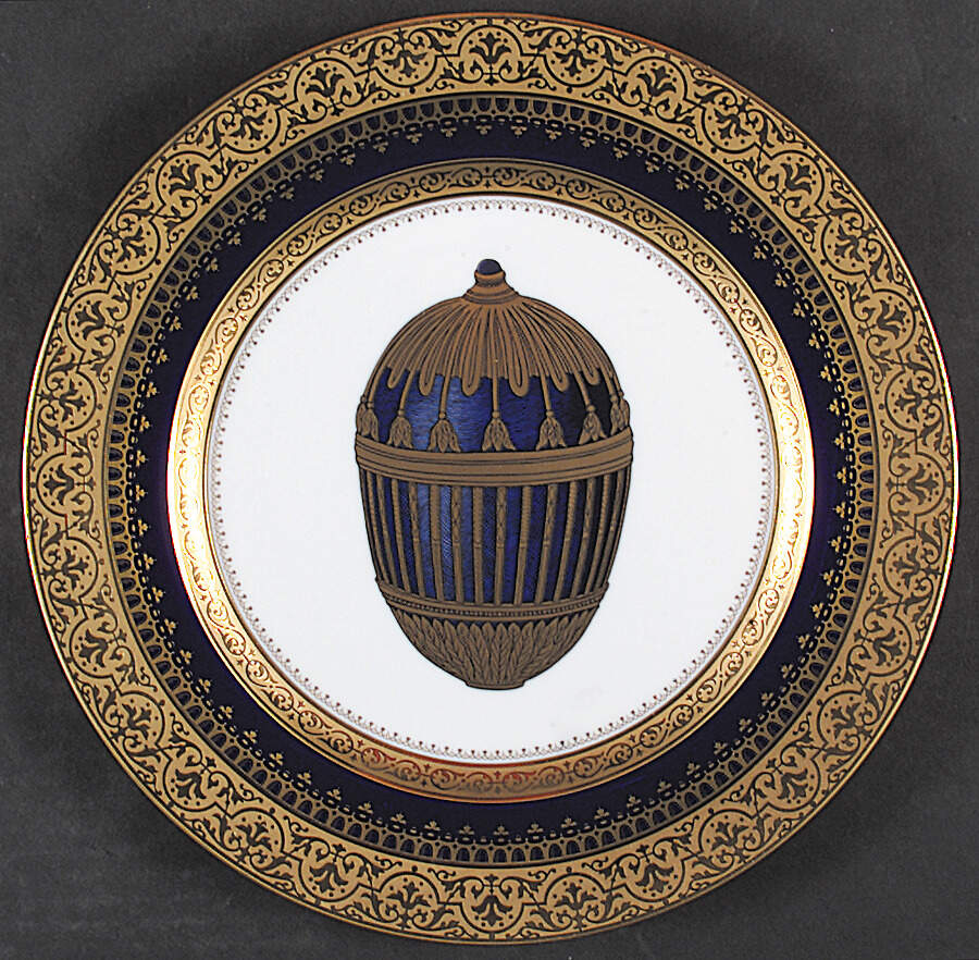 Imperial Heritage Cobalt Blue Dinner Plate by Faberge-1