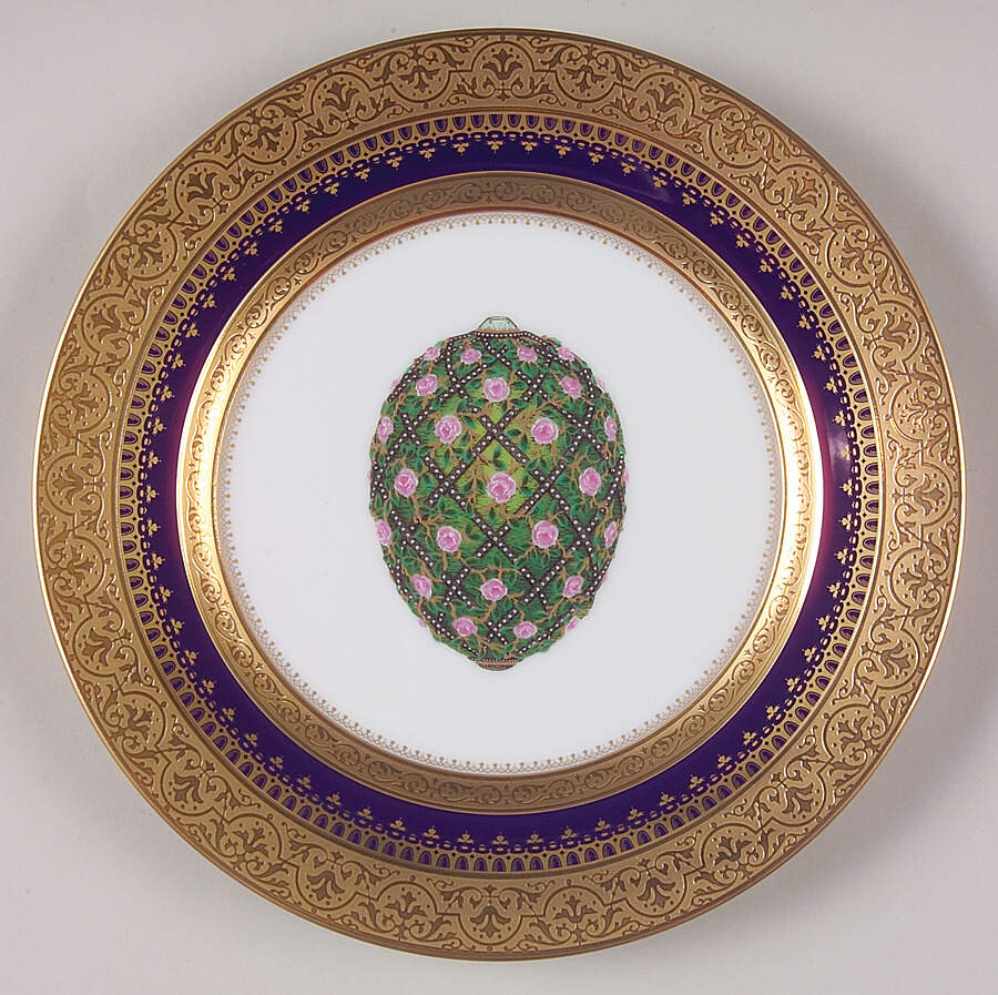 Imperial Heritage Cobalt Blue Salad Plate by Faberge-1