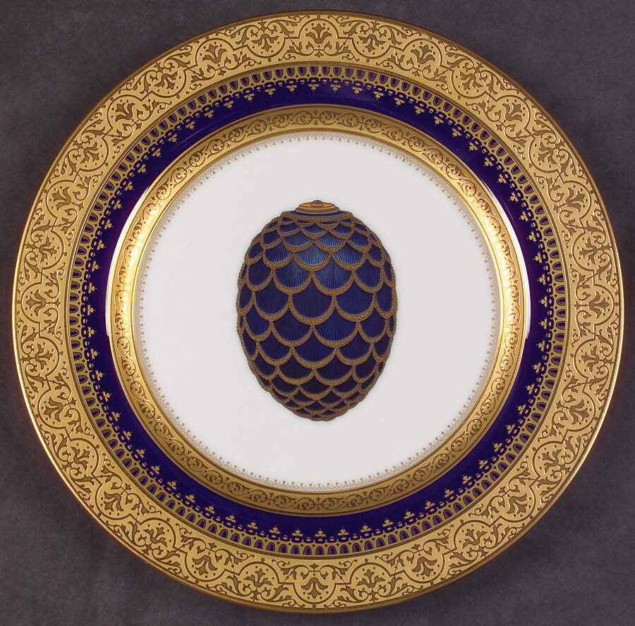 Imperial Heritage Cobalt Blue Salad Plate by Faberge-1