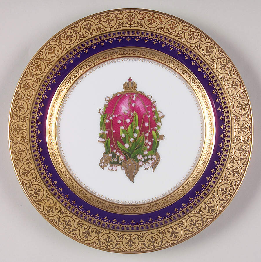 Imperial Heritage Cobalt Blue Salad Plate by Faberge-1