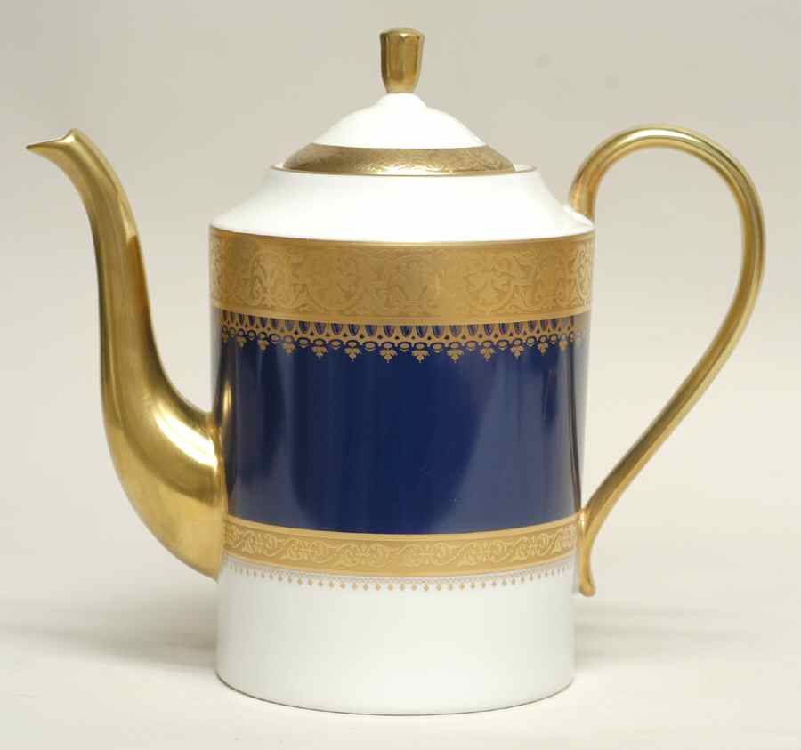 Imperial Heritage Cobalt Blue Coffee Pot & Lid by Faberge-1