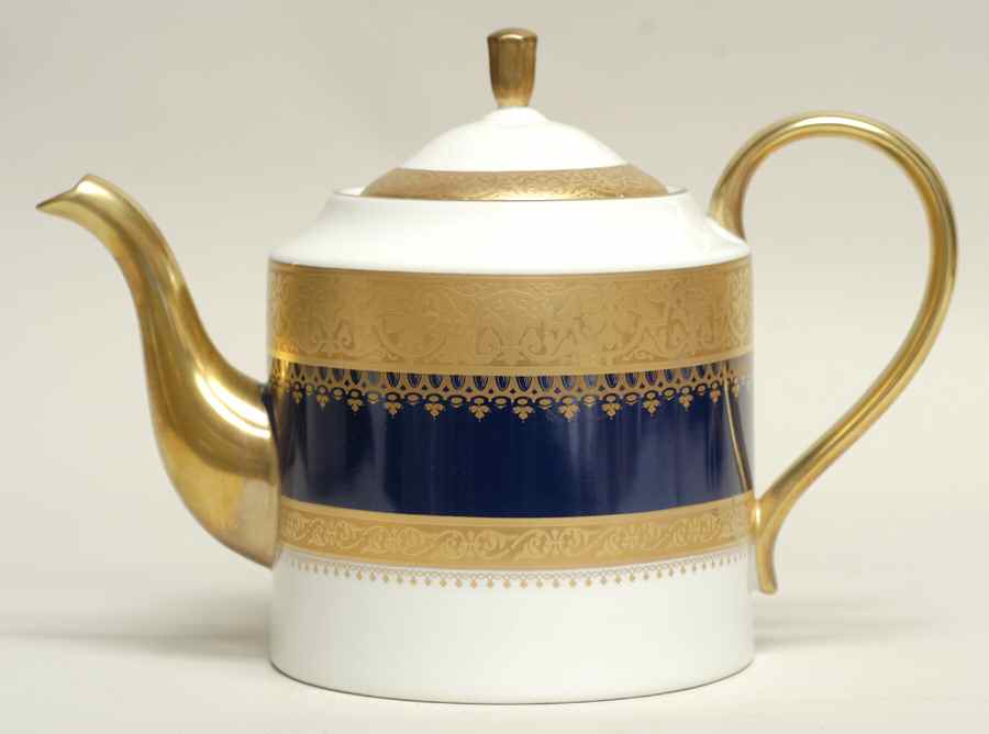 Imperial Heritage Cobalt Blue Teapot & Lid by Faberge-1