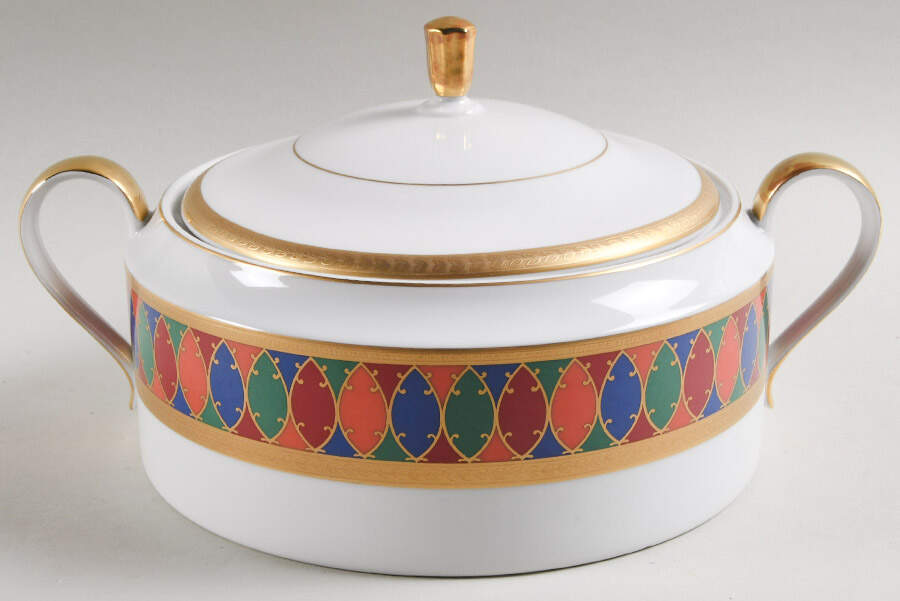 Karsavina Round Covered Vegetable by Faberge-1