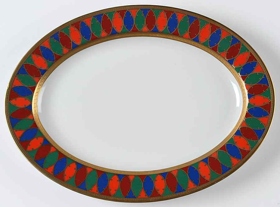 Karsavina 14" Oval Serving Platter by Faberge-1