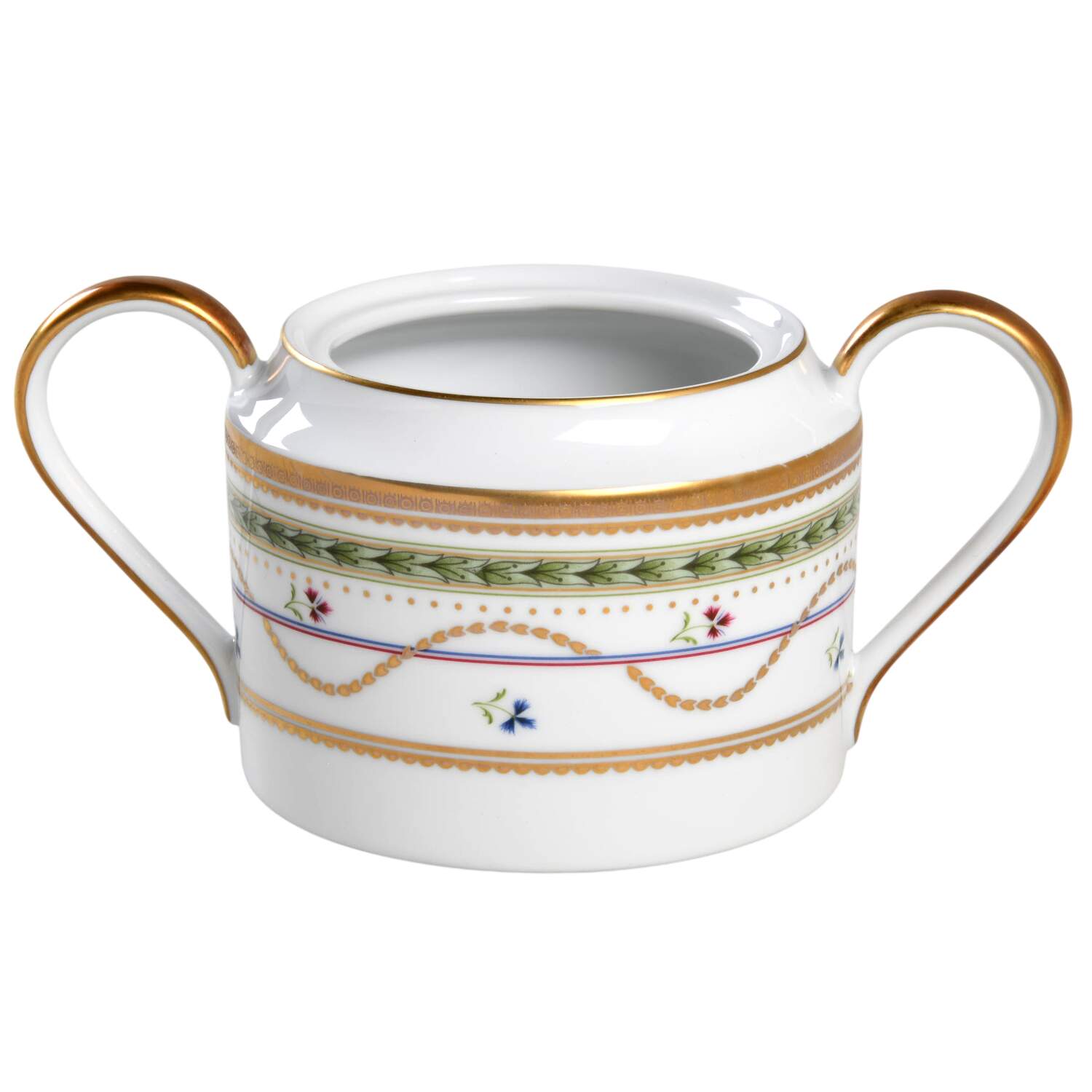 Luxembourg Green Sugar Bowl No Lid by Faberge-1