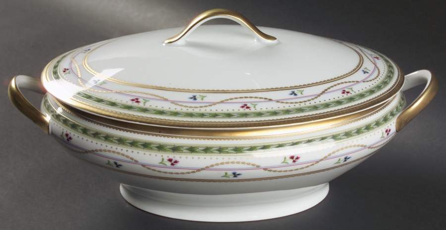 Luxembourg Green Tureen &  Lid by Faberge-1