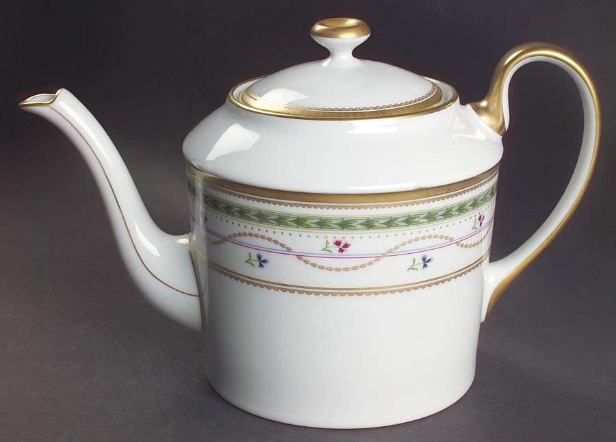 Luxembourg Green Teapot & Lid by Faberge-1