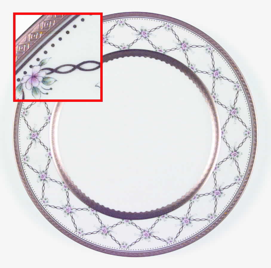 Rose Trellis Dinner Plate by Faberge-1