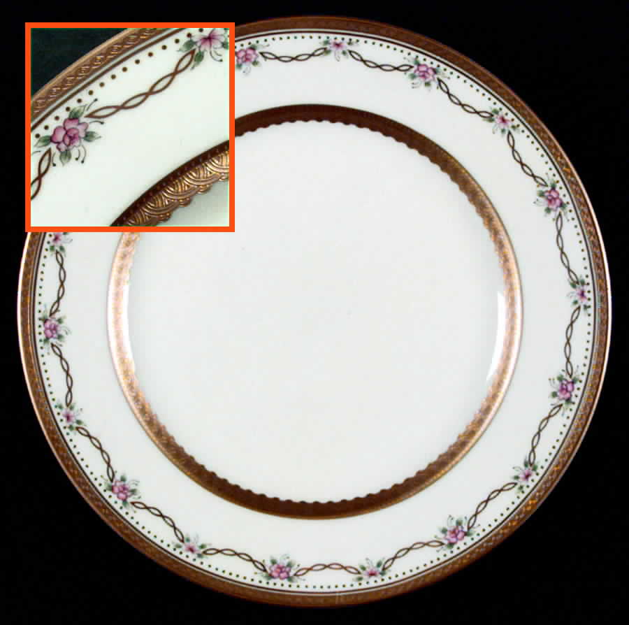 Rose Trellis Salad Plate by Faberge-1