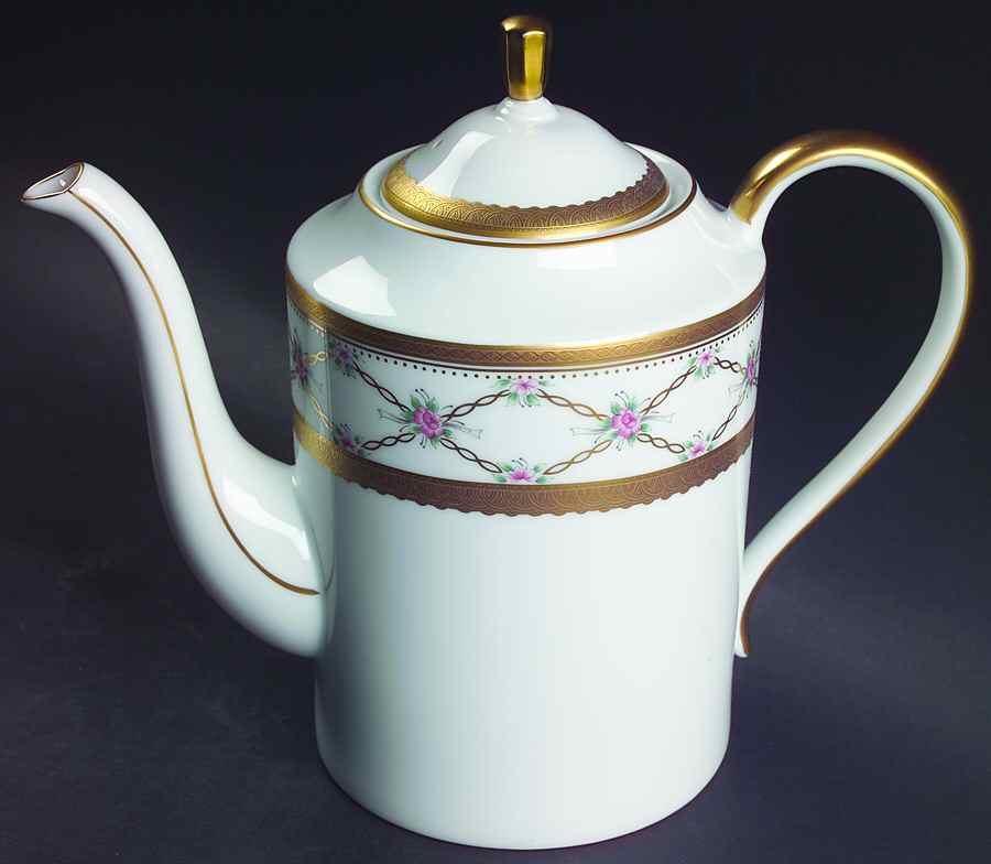 Rose Trellis Coffee Pot & Lid by Faberge-1
