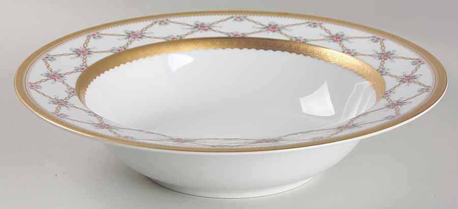 Rose Trellis 10" Round Vegetable Bowl by Faberge-1
