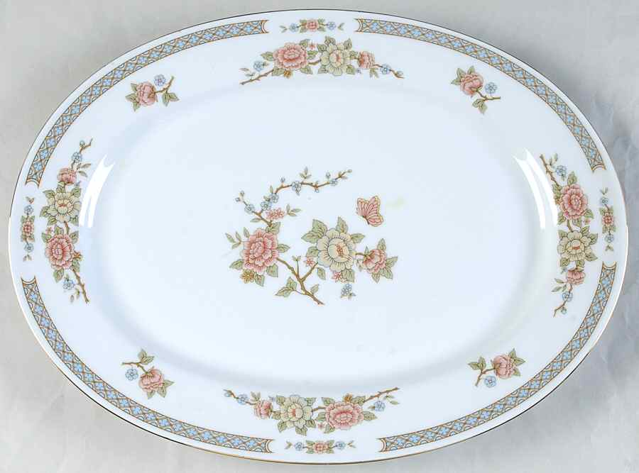 Serenade 14" Oval Serving Platter by Fairfield-1
