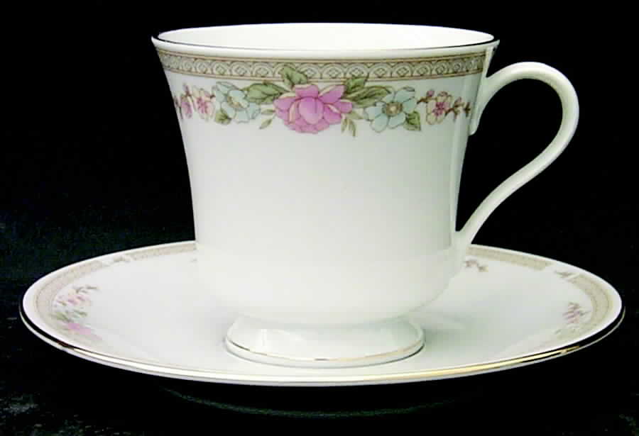 Symphony Footed Cup & Saucer Set by Fairfield-1