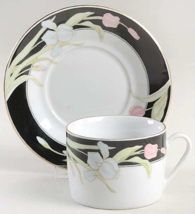 Vanessa Flat Cup & Saucer Set by Fairfield-1