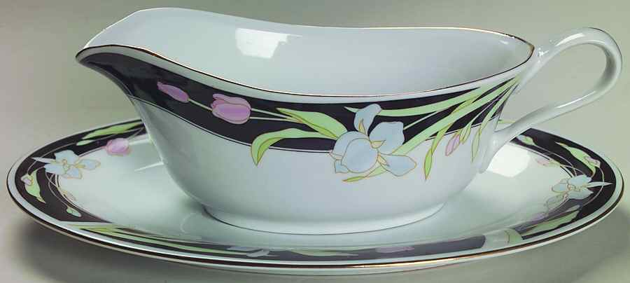 Vanessa Gravy Boat & Underplate by Fairfield-1