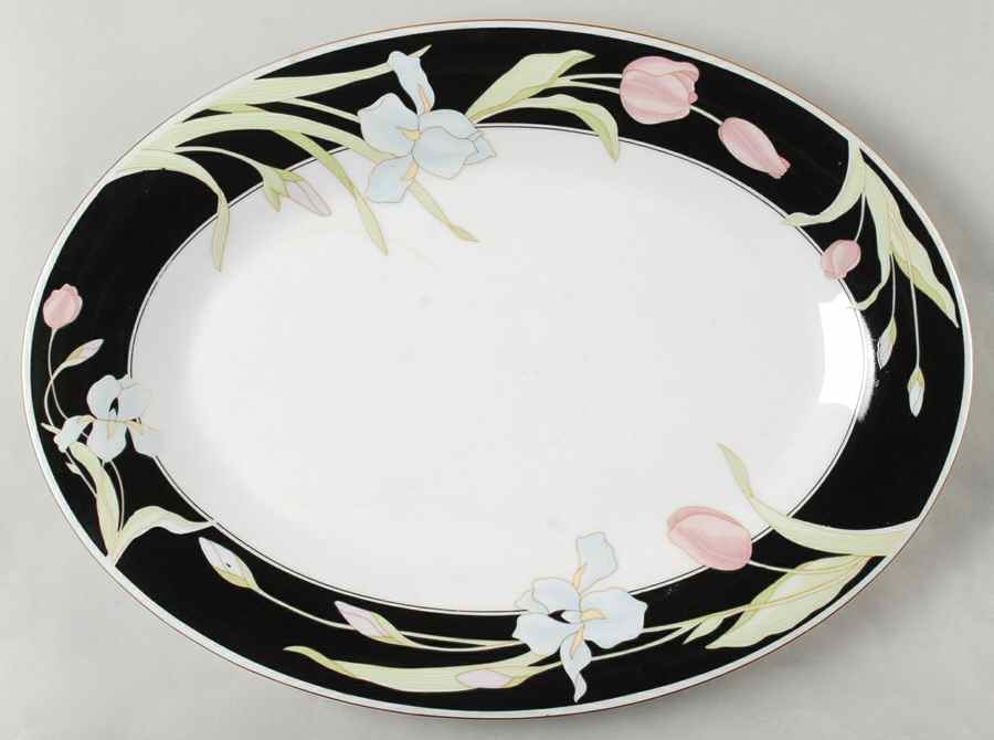Vanessa 14" Oval Serving Platter by Fairfield-1