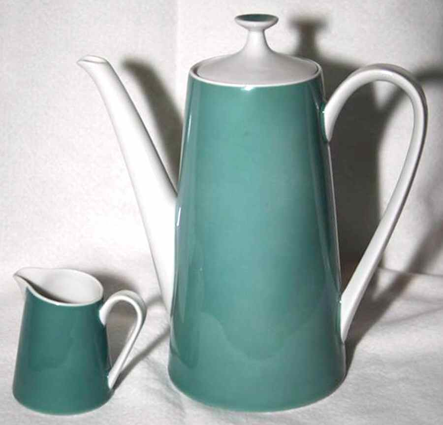 Fairwood Green Coffee Pot & Lid by Fairwood-Schonwald-1