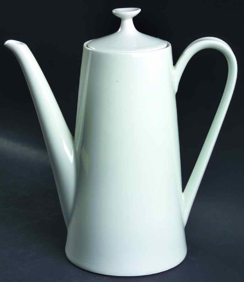 Fairwood White Coffee Pot & Lid by Fairwood-Schonwald-1