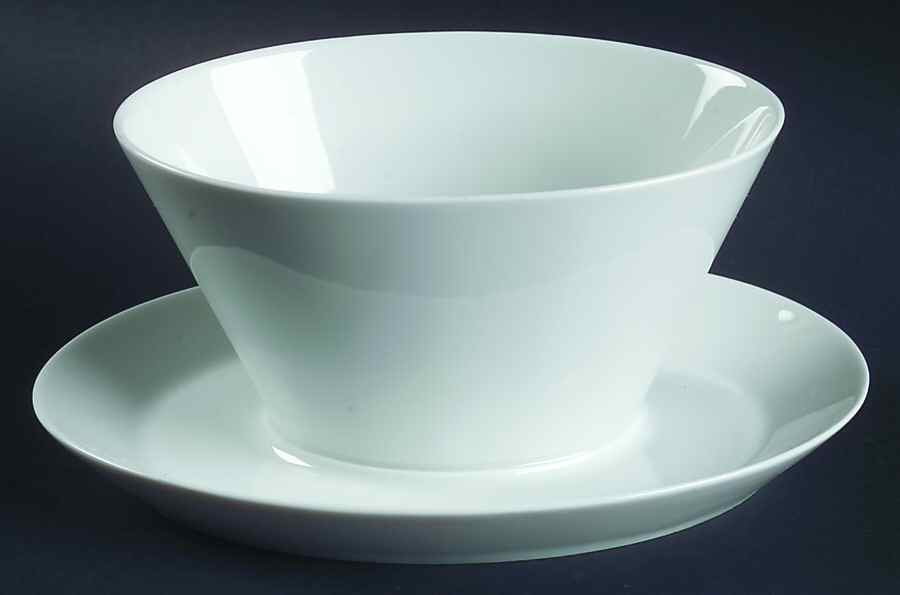 Fairwood White Gravy Boat with Attached Underplate by Fairwood-Schonwald-1