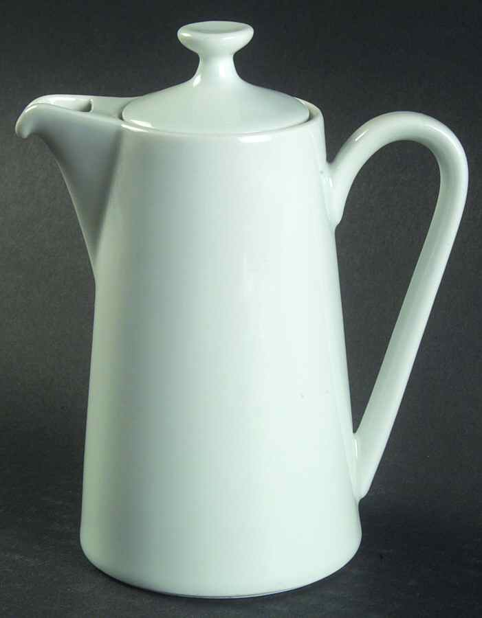 Fairwood White Individual Coffee Pot & Lid by Fairwood-Schonwald-1