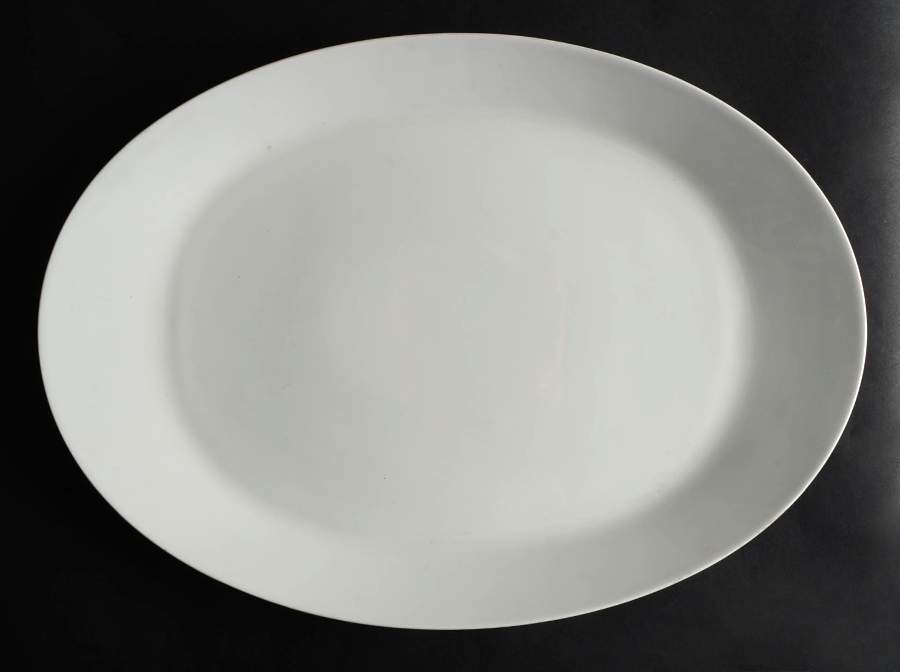 Fairwood White 15" Oval Serving Platter by Fairwood-Schonwald-1