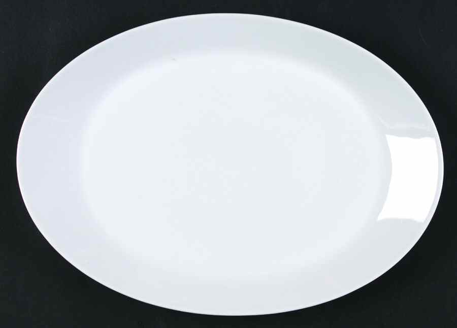 Fairwood White 11" Oval Serving Platter by Fairwood-Schonwald-1