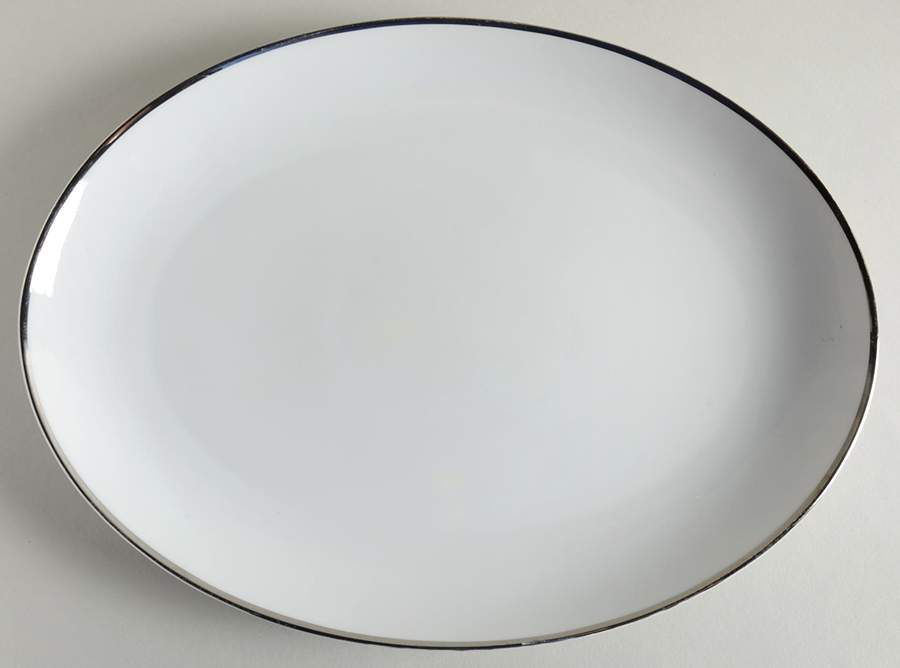 Angelique 12" Oval Serving Platter by Fashion Manor-1
