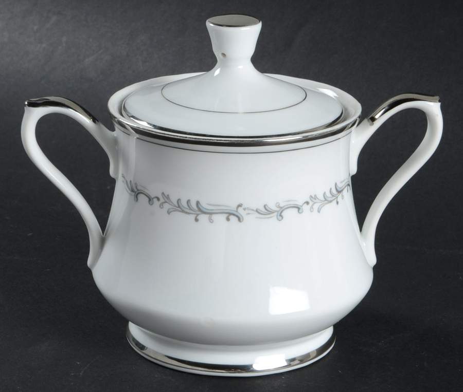Arabesque Sugar Bowl & Lid by Fashion Manor-1