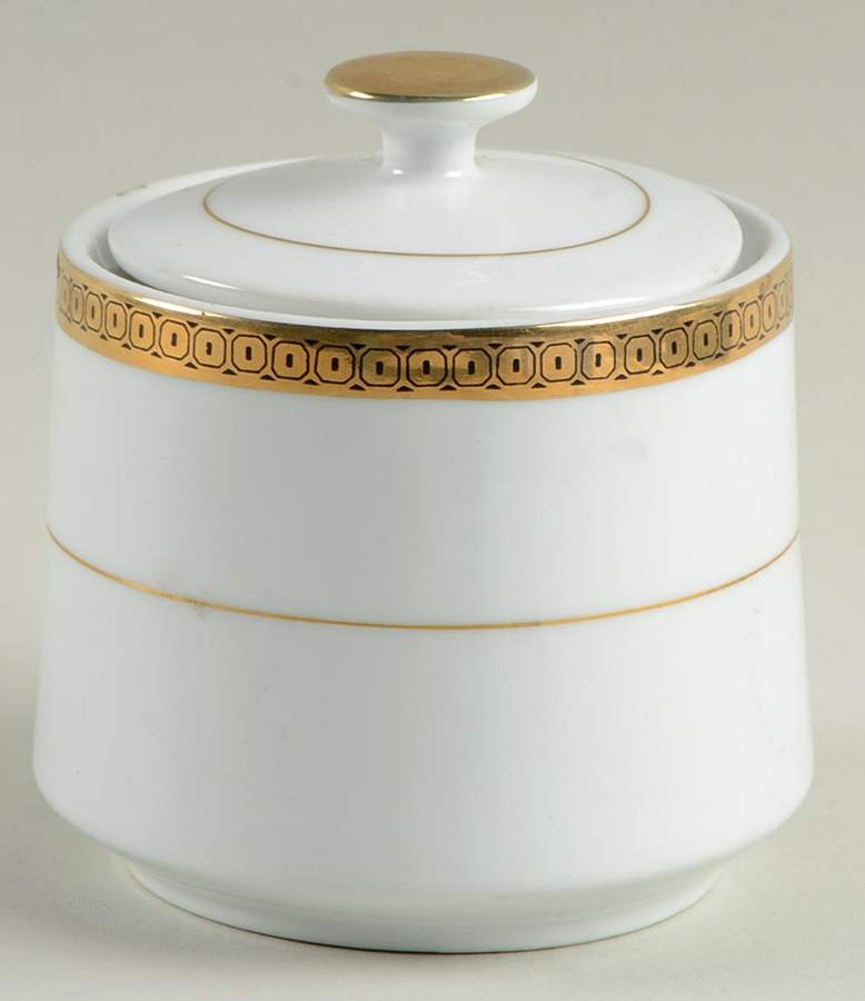 Brantley Sugar Bowl & Lid by Fashion Manor-1