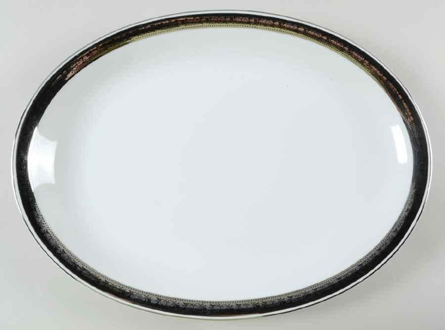 Champlain 16" Oval Serving Platter by Fashion Manor-1