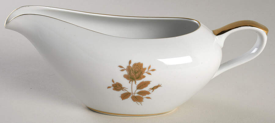 Eternal Rose Gravy Boat by Fashion Manor-1