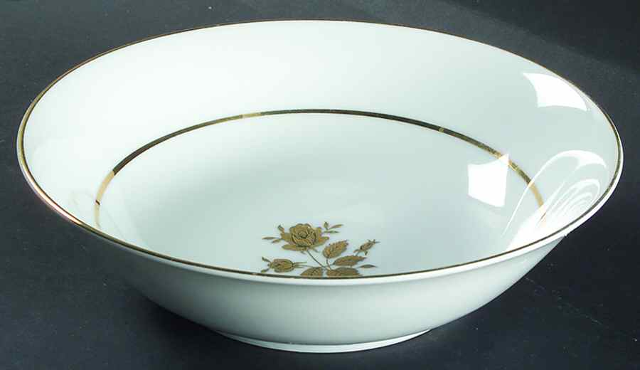 Eternal Rose 9" Round Vegetable Bowl by Fashion Manor-1