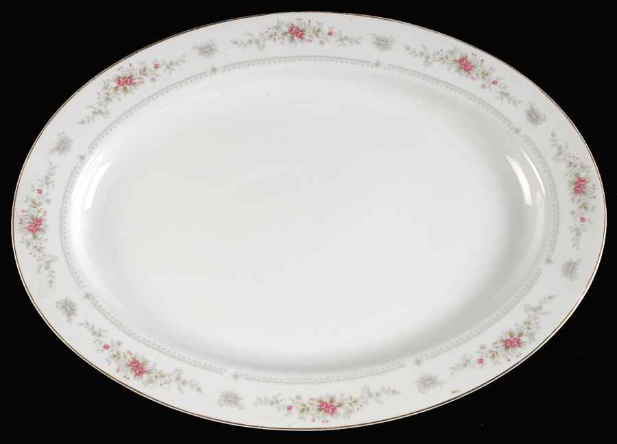 Heirloom 16" Oval Serving Platter by Fashion Manor-1