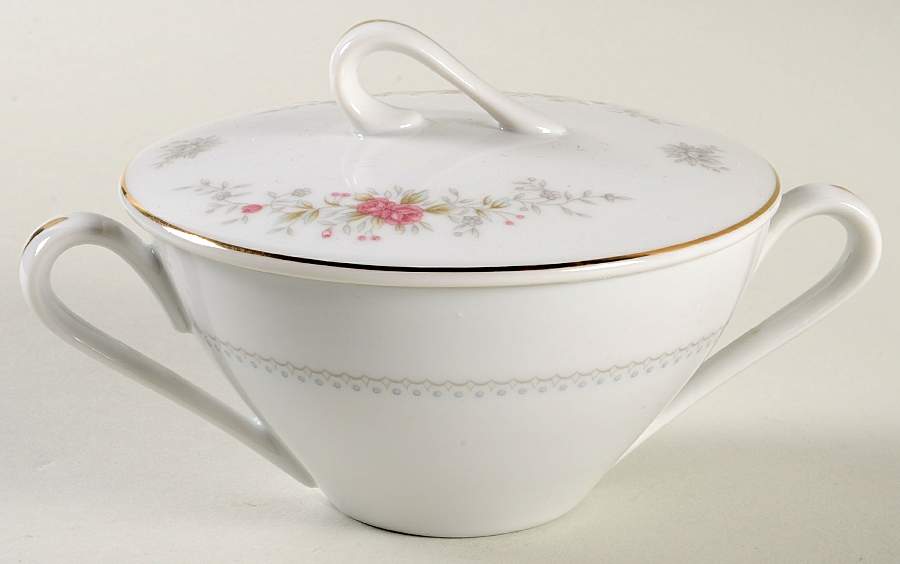 Heirloom Sugar Bowl & Lid by Fashion Manor-1