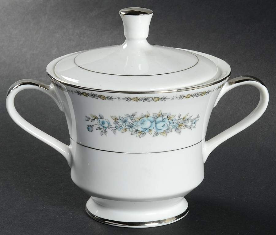 Jacqueline Sugar Bowl & Lid by Fashion Manor-1