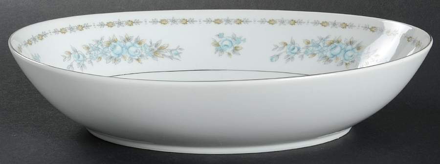 Jacqueline 10" Oval Vegetable Bowl by Fashion Manor-1