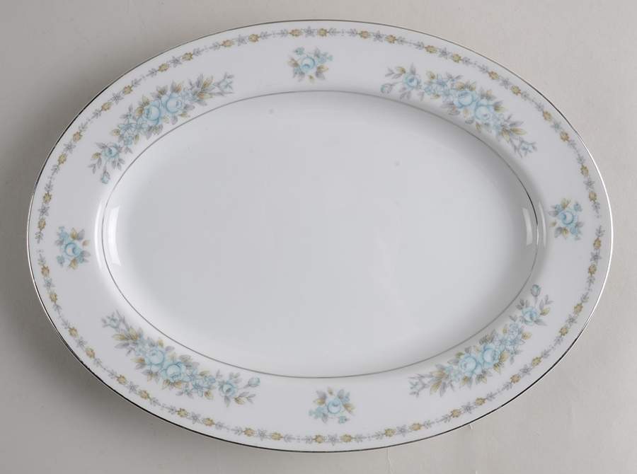 Jacqueline 12" Oval Serving Platter by Fashion Manor-1
