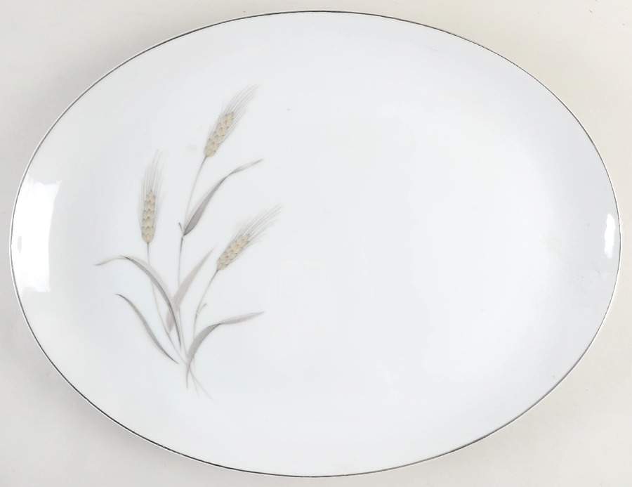 Lea 16" Oval Serving Platter by Fashion Manor-1